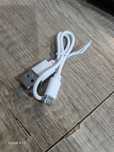 Kabel ładowarka, 30 cm nowy, biały kabel do ładowarki (11)