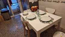 Mesa extensivel + 3 cadeiras Ikea