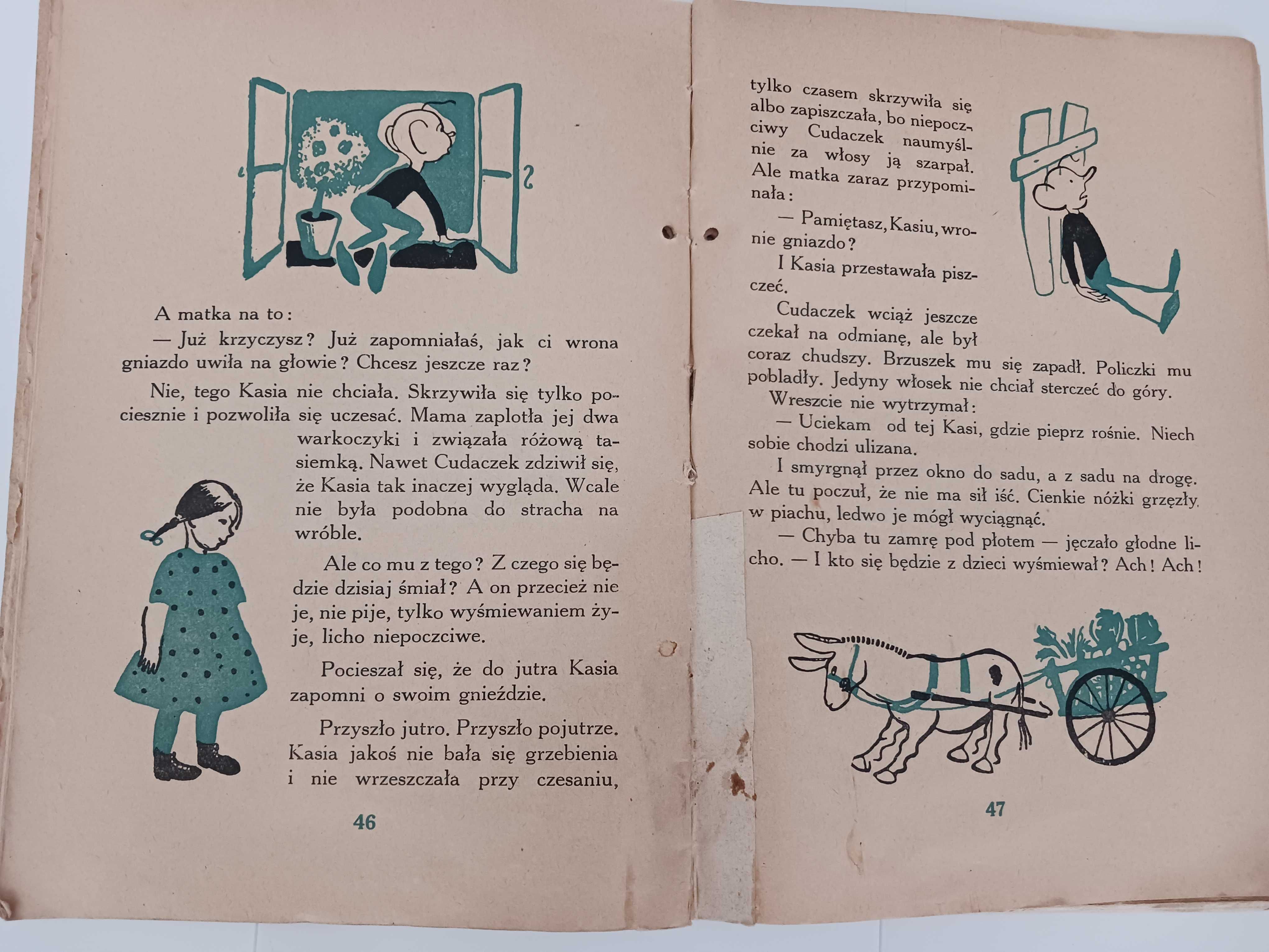 Książka "Cudaczek Wyśmiewaczek" z 1957 roku