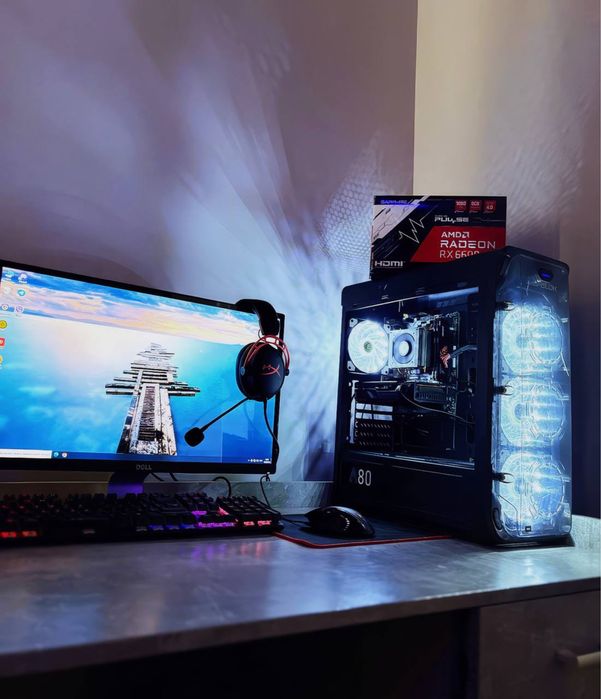 Ігровий компʼютер rx6600 ryzen 5 3600
