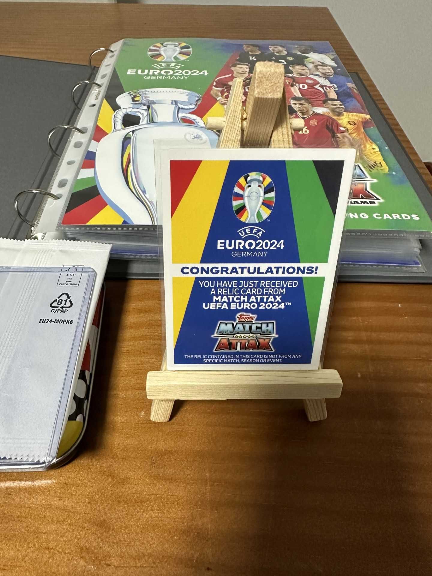 Cartas Topps Match Attax Euro 2024