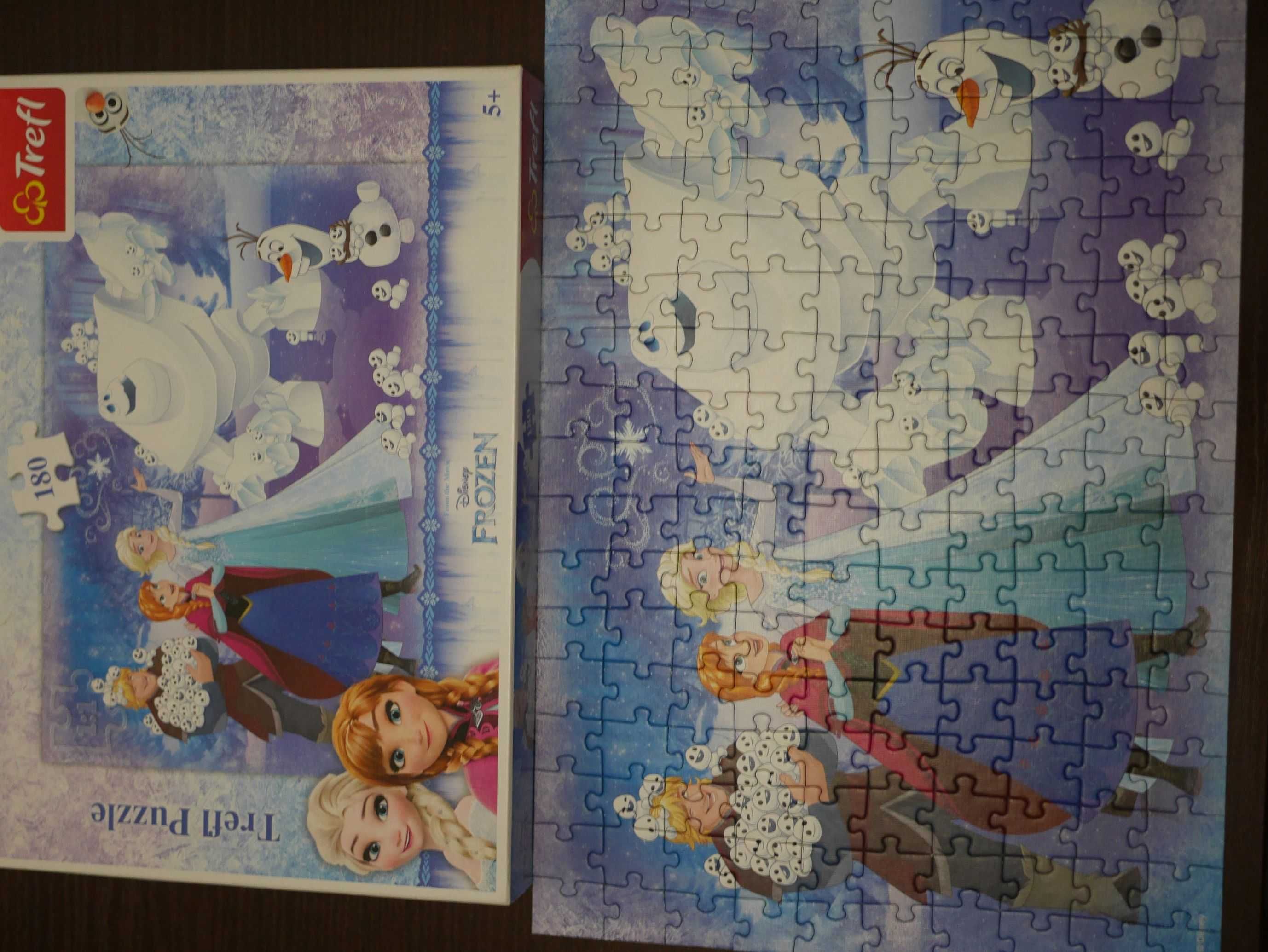 Puzzle Kraina Lodu (Frozen) (2 zestawy)