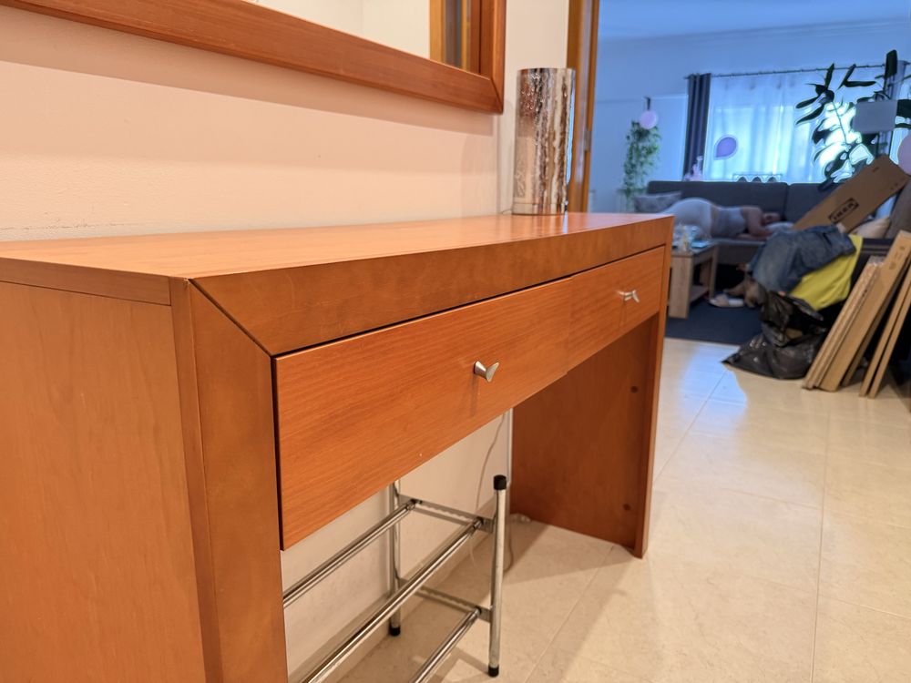 Conjunto Móveis de Entrada - Sapateira - Espelho - Consola