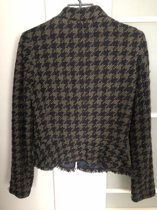 Wełna marynarka blezer baskinka XS zara