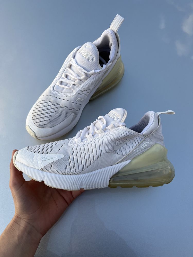 Кроссовки Nike air max 270 белые р.37-37.5