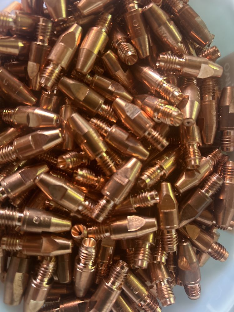 Końcówki prądowe Binzel M8 / 1.0 mm – 300 sztuk – NOWE – 200 z