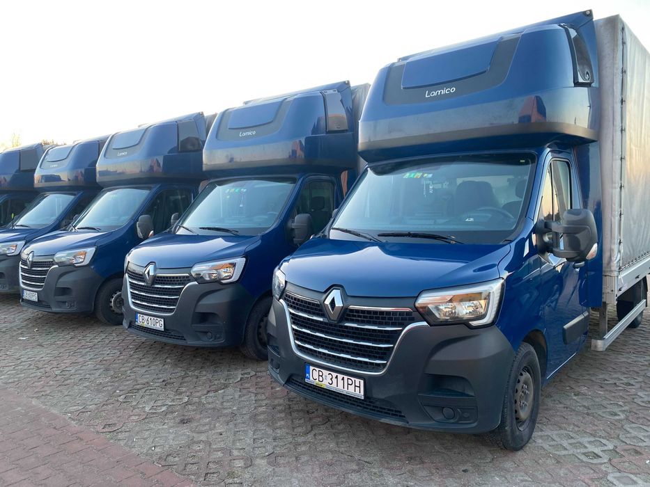 Wynajem 10EP renault master Fiat ducato Bus Plandeka 10EP