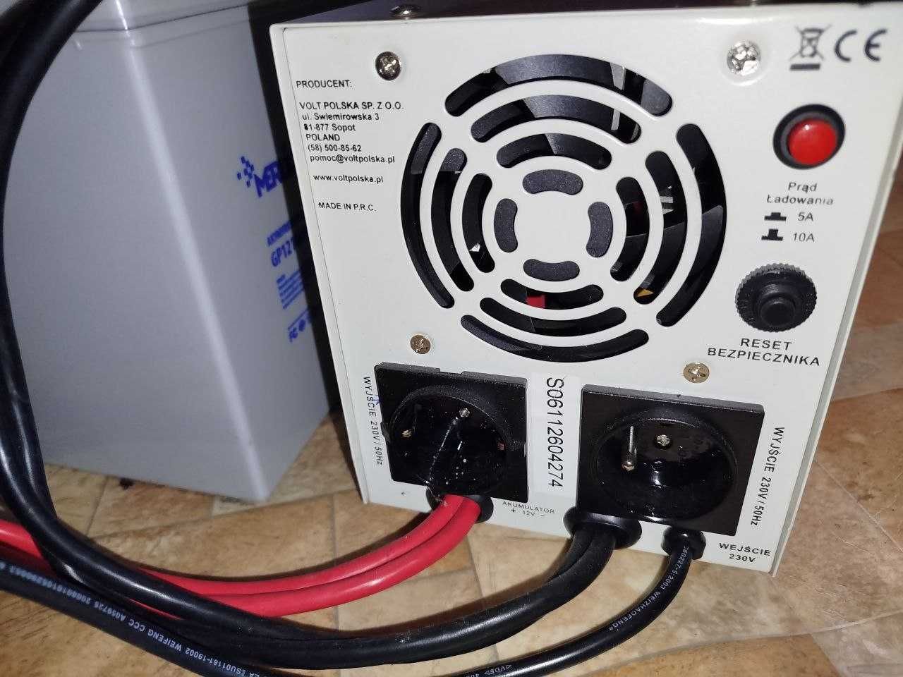 Джерело безперебійного живлення Інвертор SinusPRO 1000E 12V/220V з АКБ