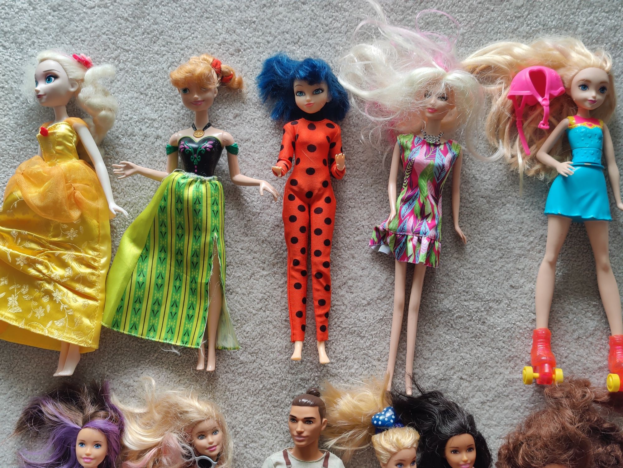 Lalki Barbie ELSA Anna Biedronka Ken