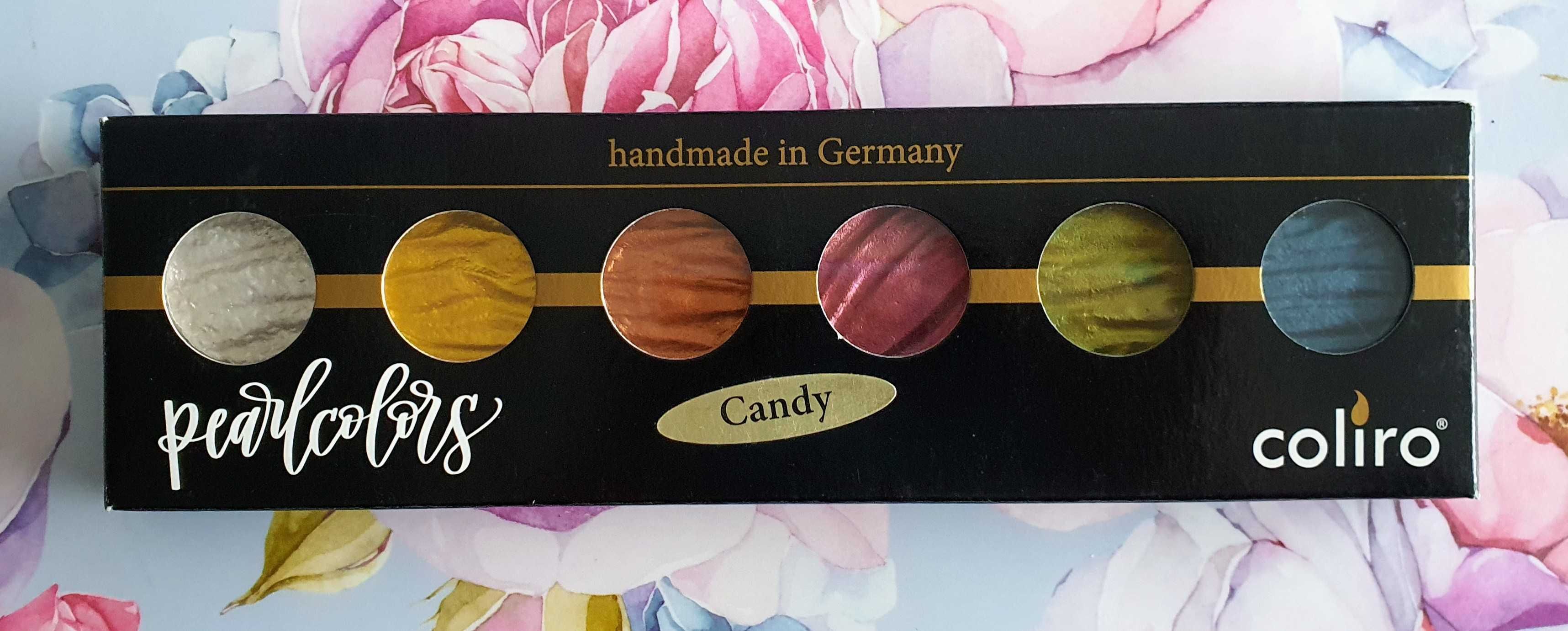 Coliro Pearlcolors Candy akwarele pigmenty metaliczne perłowe