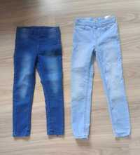 Dwie pary jeansów + spódniczka i leginsy gratis