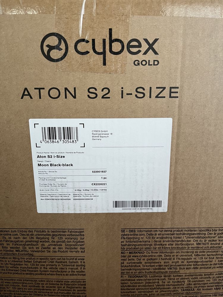 Cybex Aton S2 i-Size – fotelik