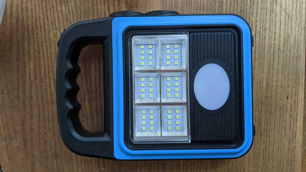 HS-8020A / HS-8020B  - LED ліхтарик + USB Power bank + сонячна панель