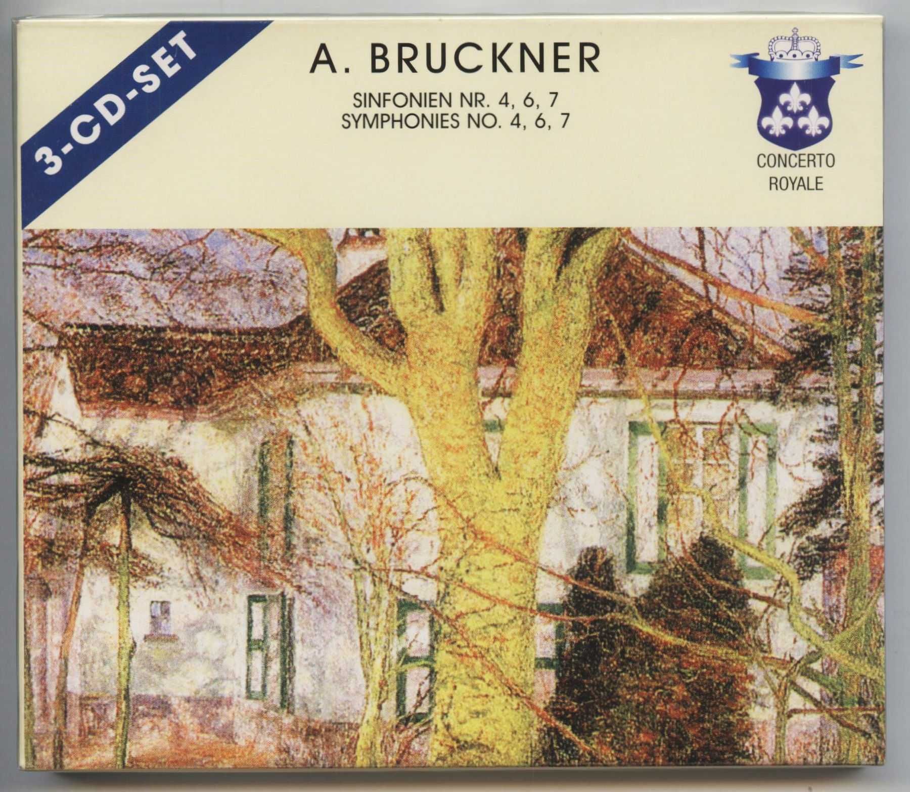 CD Bruckner - Symphonies 4,6,7 - 3CD