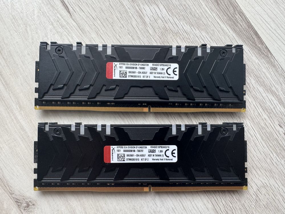 Kingston HyperX Predator 16GB 2x 8GB 3200MHz