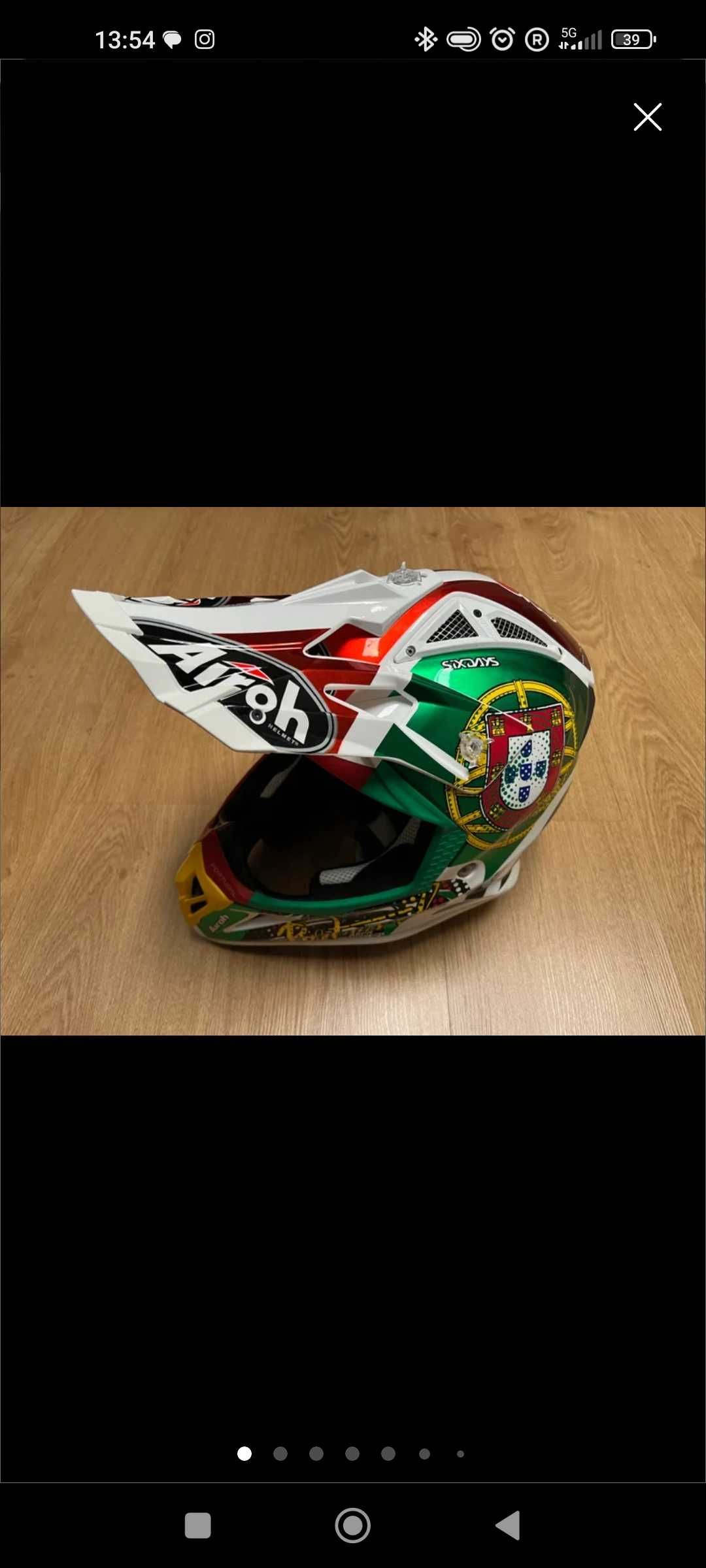 Capacete Airoh Six days Portugal