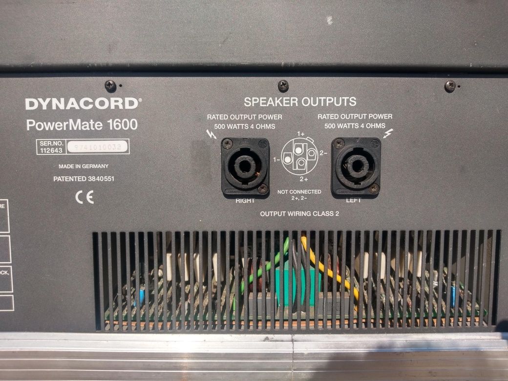 Dynacord Power mate 1600 power mixer + kolumny dynacord corus line