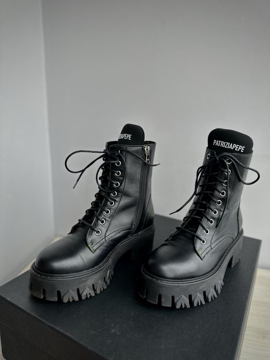 Шкіряні черевики Patrizia Pepe оригінал