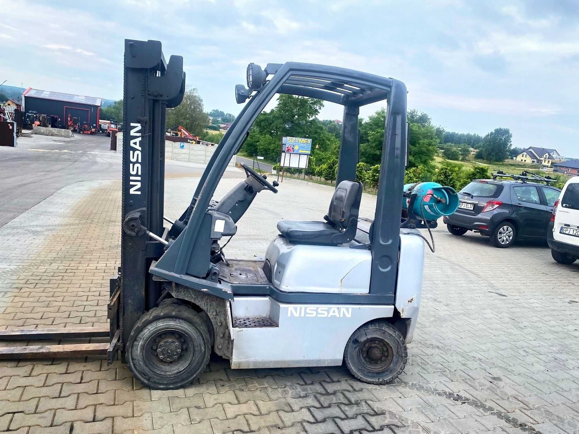 wózek widłowy NISSAN FG15 1500kg 3.0m 2006 automat toyota linde