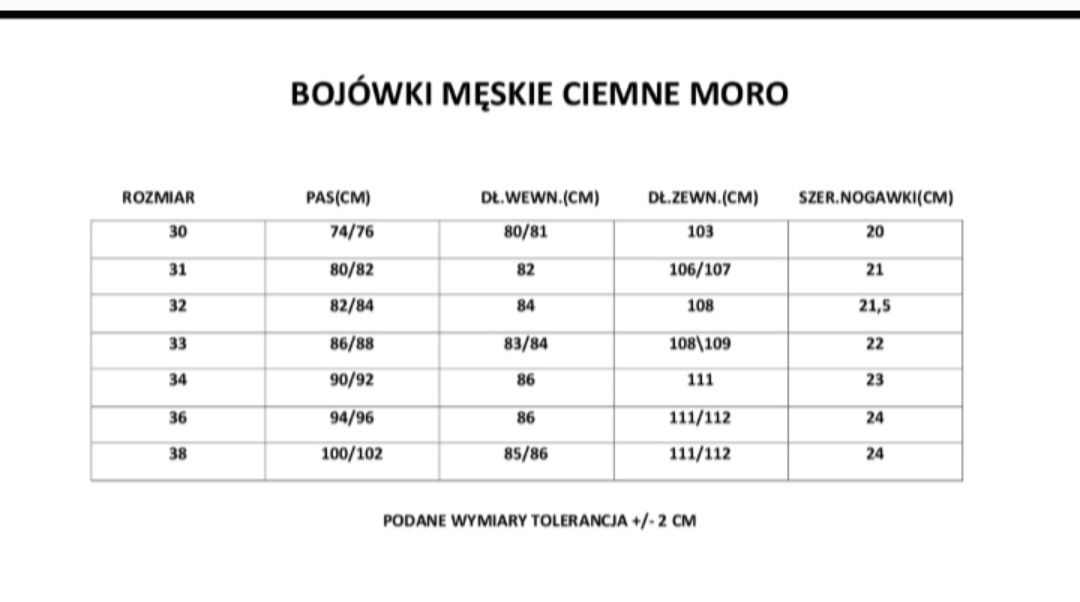 Bojówki męskie czarne moro