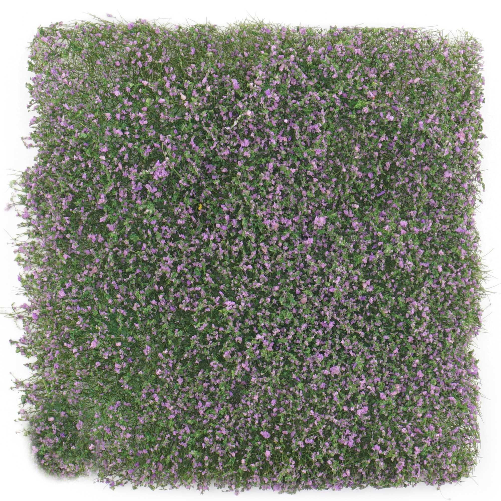Siatka z kwiatów - 12x12 cm - Zielonofioletowa
