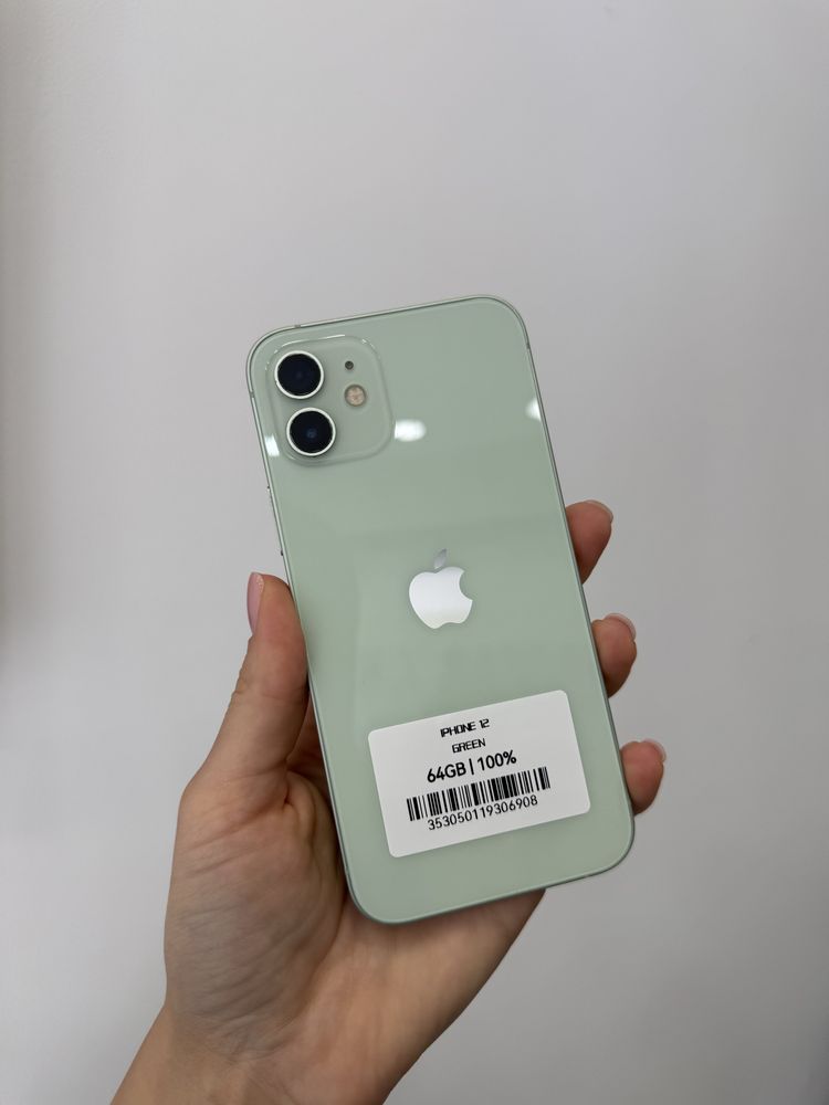 iPhone 12 128GB Black Green 100% 1 РІК ГАРАНТІЯ!