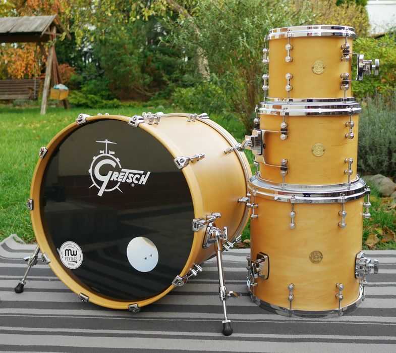 ‼️ Perkusja Gretsch New Classic 22", 10", 12", 14" Satin Natural ‼️