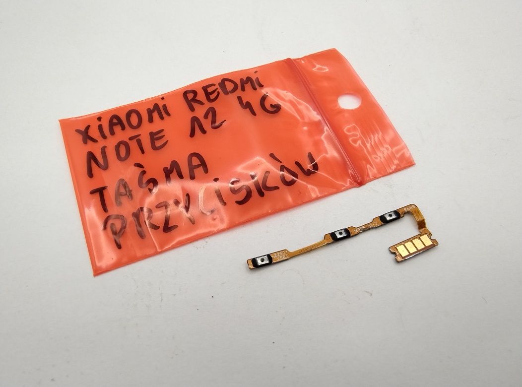Xiaomi Redmi Note 12 4G taśma przycisków
