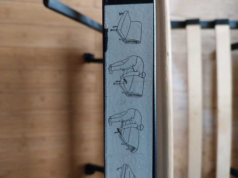 Ikea Lycksele, łóżko (185x80 cm)składane , z opcją fotela, z materacem