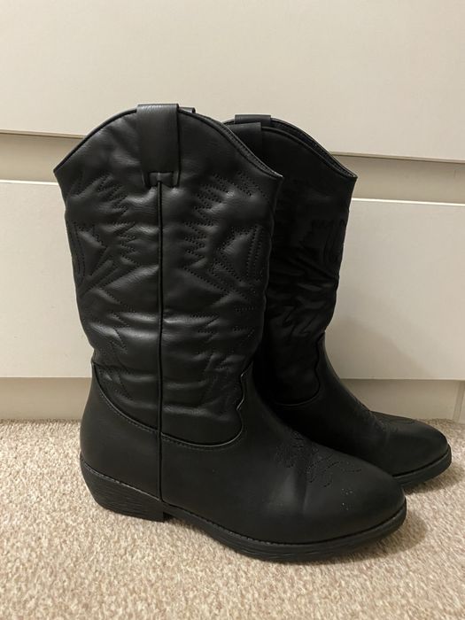 Демисезонные осенние ботинки сапоги в ковбойском стиле 38 / 39 р.