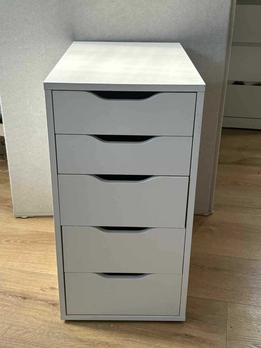 IKEA Alex biała szafka komoda z szufladami okazja Warszawa Ochota