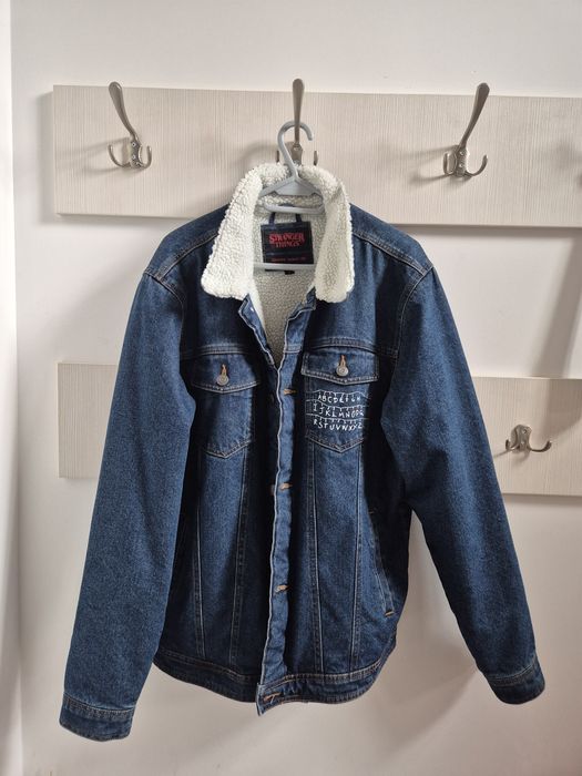 Джинсова утеплена куртка