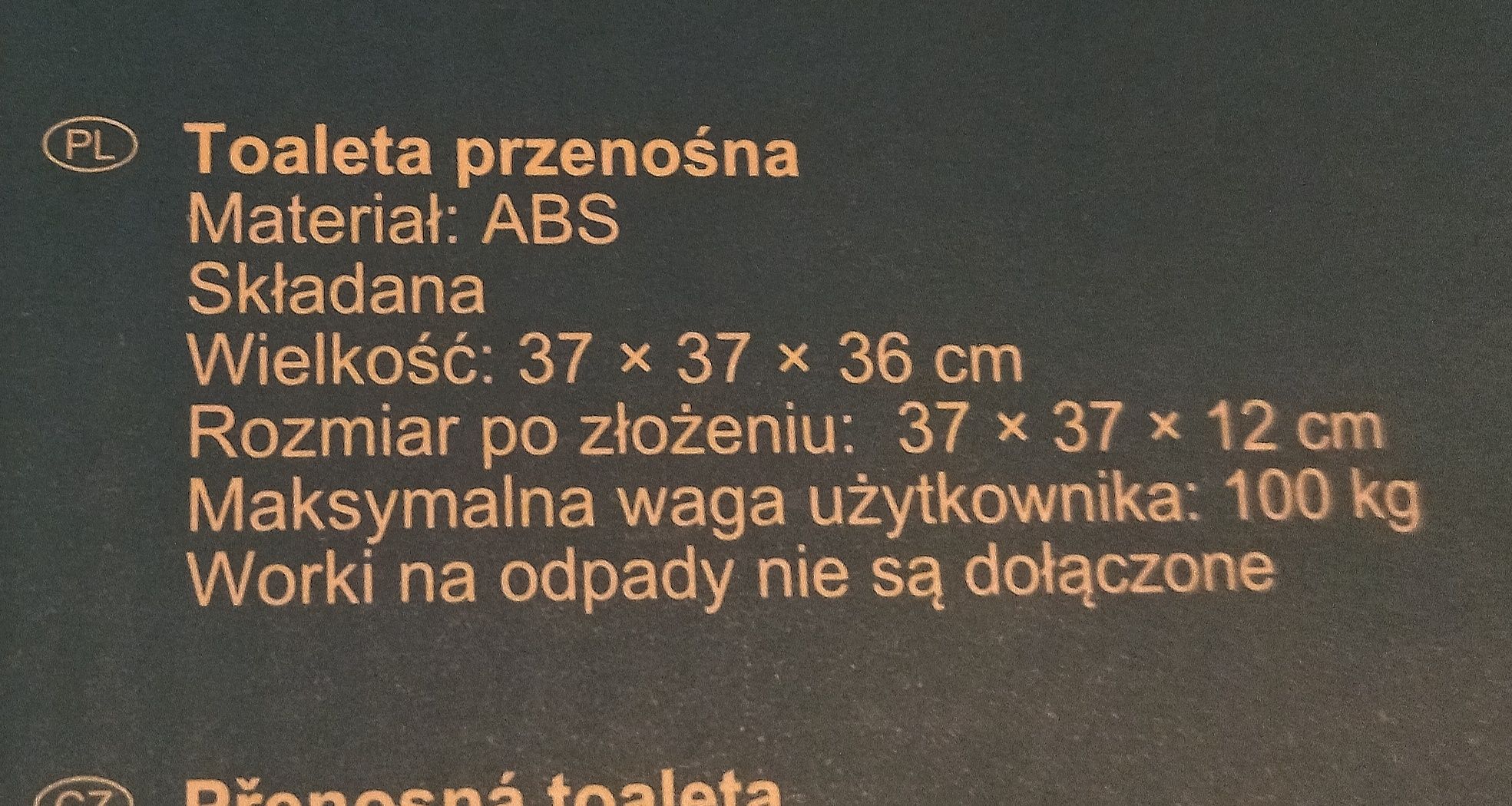 Toaleta przenośna Froyak