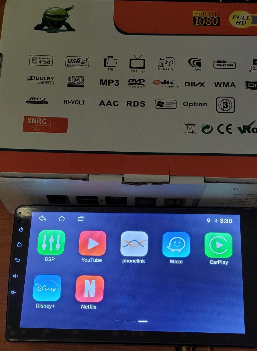 Магнитола 2din 9 дюймов, dsp звук, андроид 11, 32gb/2 гб Гарантия!