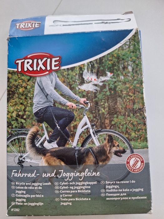 Smycz na rower i do biegania z psem Trixie