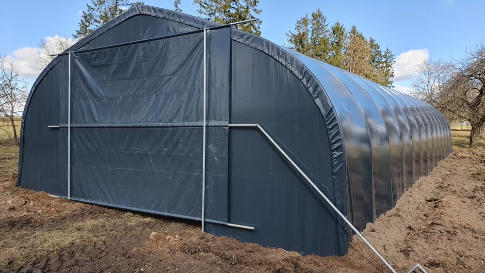 Hala łukowa 9x20x5m 180m2 DOSTĘPNA OD RĘKI na bele garaż wiata magazyn