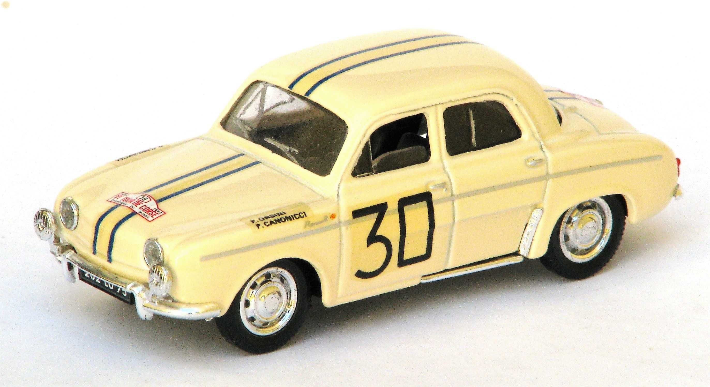 Miniatura Renault Dauphine 1093 Tour de Corse 1962 Solido 1/43 + caixa