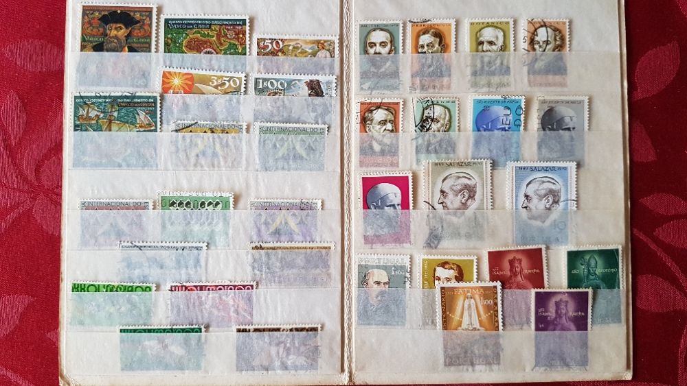 4  conjuntos de Selos de Portugal Raros e Antigos