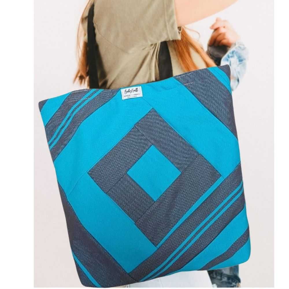 Torba na Zakupy – TURKUSOWA -  Elegancja, Funkcjonalność i Ekologia