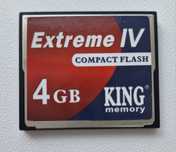 Karta pamięci CF Compactflash King Memory 4gb