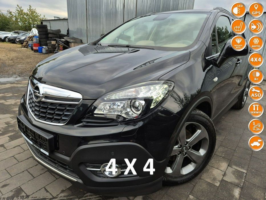 Opel Mokka Mokka 1.4 benzyna 140km 4x4 hak BIXENON navi SKÓRA kamera SERWIS 2014