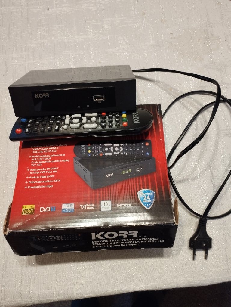 Dekoder tuner DVB-T KORR HD158