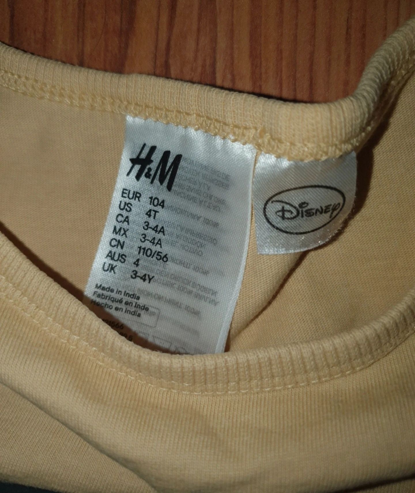 Piżama Myszka Miki H&M rozmiar 104