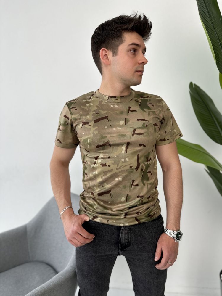 Військова тактична вологовідвідна футболка Coolmax  для ЗСУ