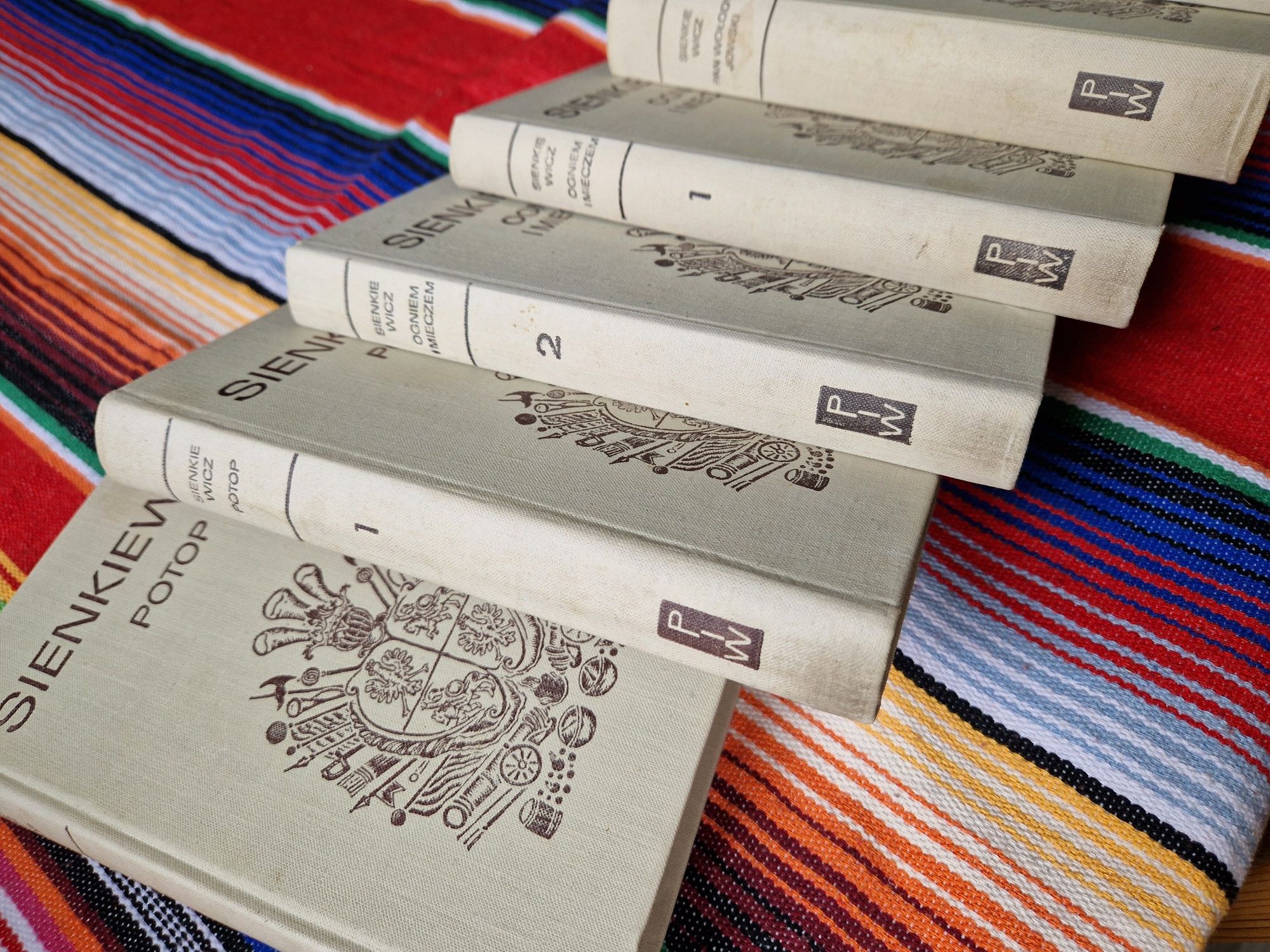 H. Sienkiewicz Dzieła 6 tomów kolekcjonerskie wyd. z r. 1967 trylogia