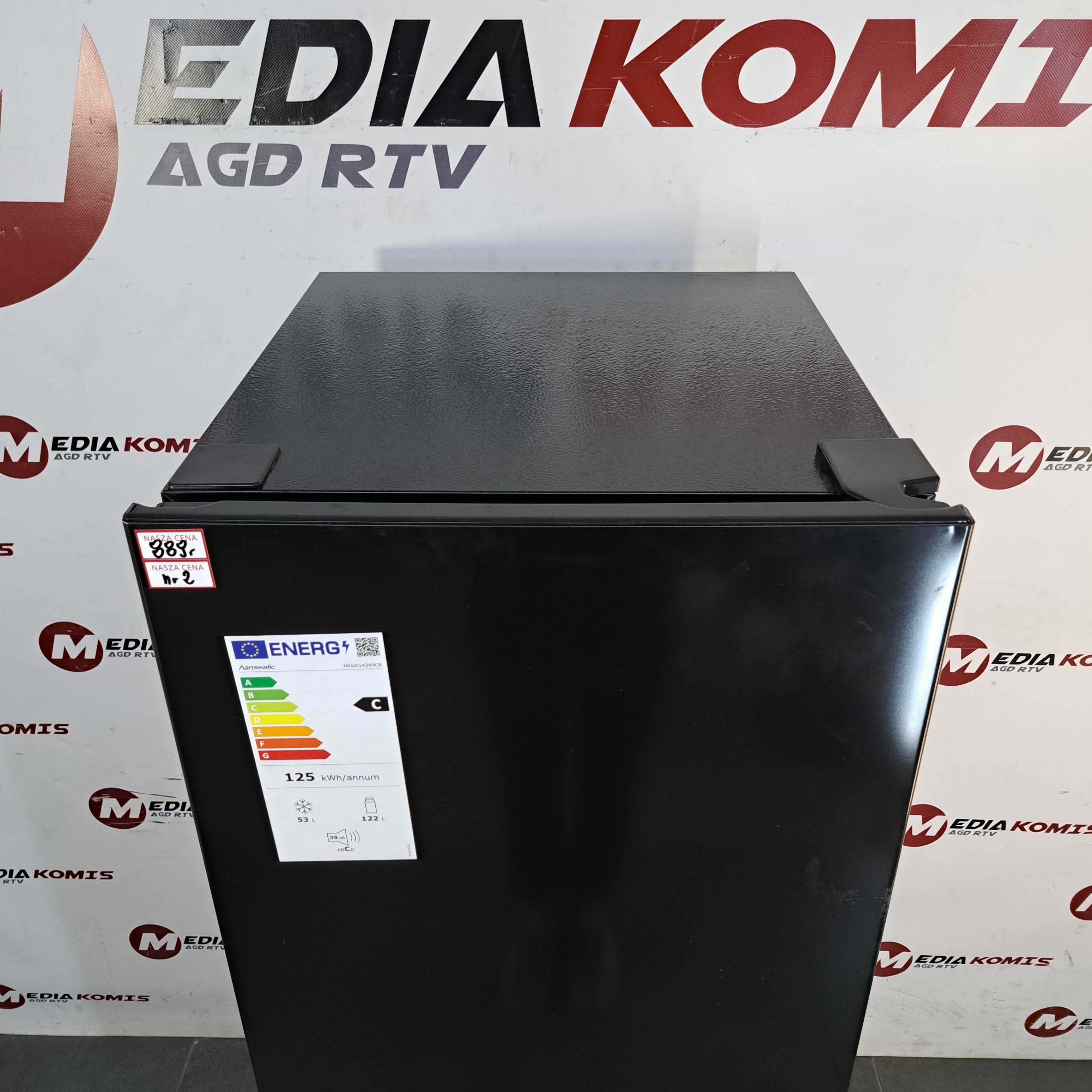 Lodówka Hanseatic HKGK14349CB [2 lata gwar] C/143cm wys/175l/39dB [2]