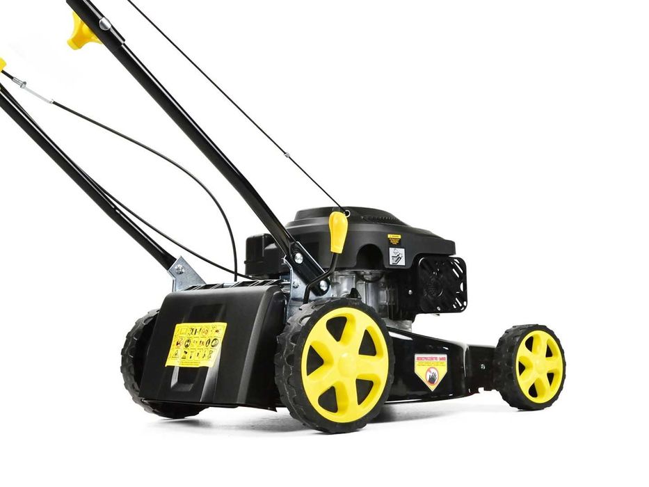 Kosiarka spalinowa z napędem do trawy mocna 40cm metalowa obudowa