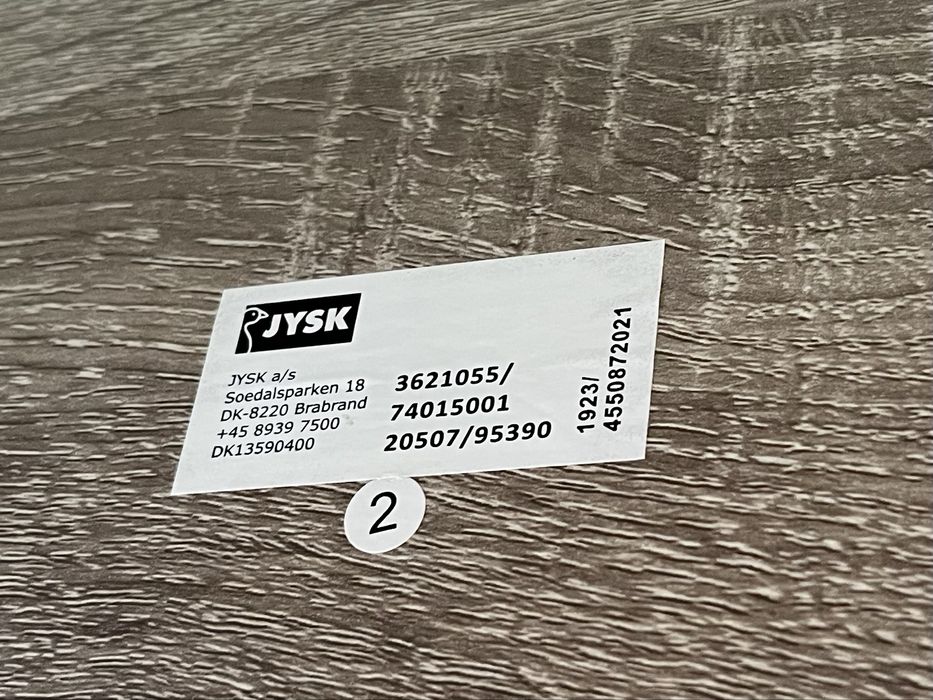 Стелаж JYSK Vandborg дуб/чорний