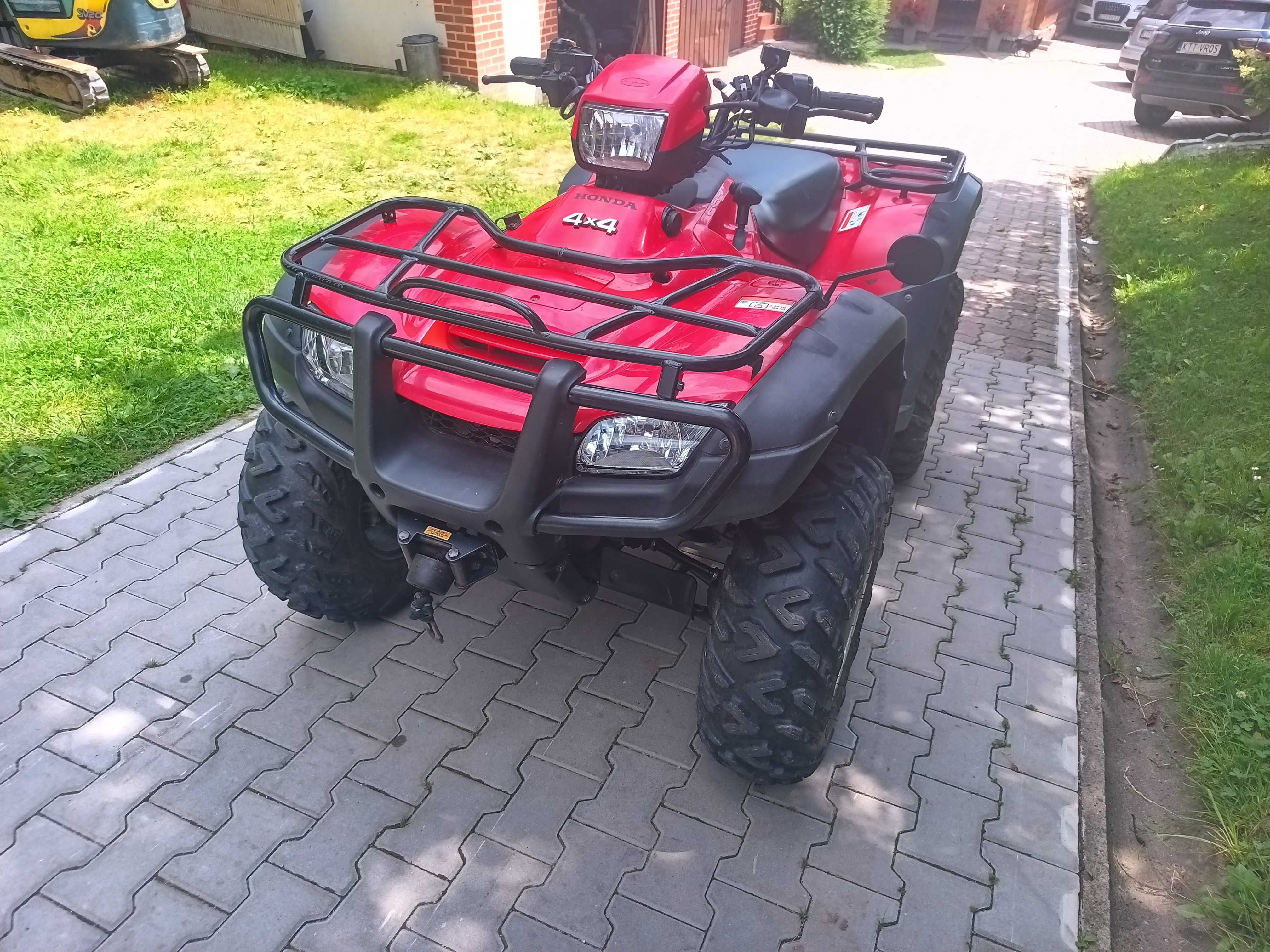 Quad Honda TRX 500 - napęd 4x4 lub 4x2.