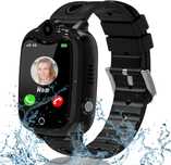 Smartwatch dla dzieci, 4G, zegarek dziecięcy z GPS Czarny